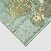 Victoriaans  ontkoppeling bevestigen tissuepapier (Detail)