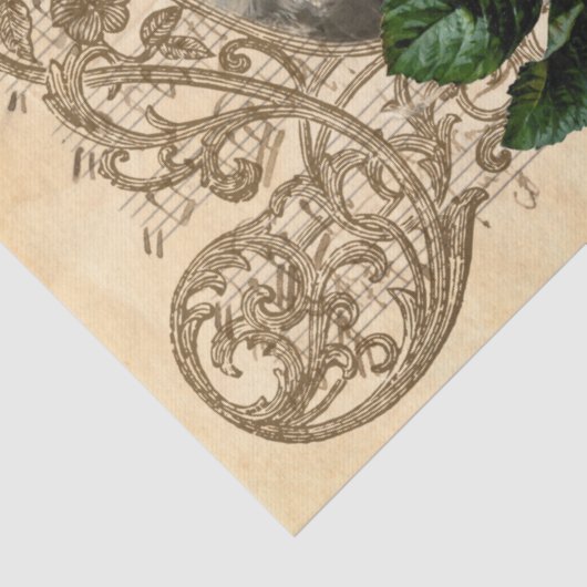 Victoriaans ontkoppeling tissuepapier (Detail)