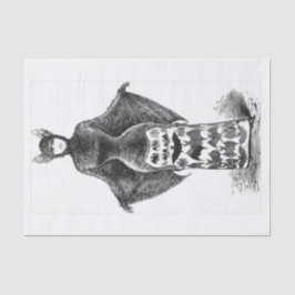 Victoriaans ontkoppeling van het halloween-kostuum tissuepapier