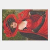 Victoriaans ontkoppeling van kunstwerken inpakpapier vel (Voorkant 2)