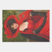 Victoriaans ontkoppeling van kunstwerken inpakpapier vel (Voorkant)