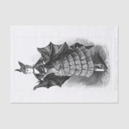 Victoriaans ontvlechting van halloween-kostuum tissuepapier