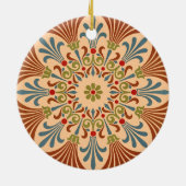 Victoriaans ontwerp #11 in VictoriaShaylee Keramisch Ornament (Achterkant)