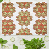 Victoriaans ontwerp #11 @ Susiejayne Kitchen Towel Theedoek (Gevouwen)
