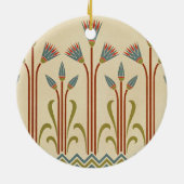 Victoriaans ontwerp #1 in VictoriaShaylee Keramisch Ornament (Achterkant)