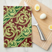 Victoriaans ontwerp #2 @ Susiejayne Kitchen Towel Theedoek (Quarter Fold)