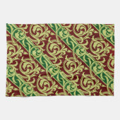 Victoriaans ontwerp #2 @ Susiejayne Kitchen Towel Theedoek (Horizontaal)