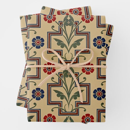 Victoriaans ontwerp 3 bij Susiejayne Inpakpapier Vel (In situ)