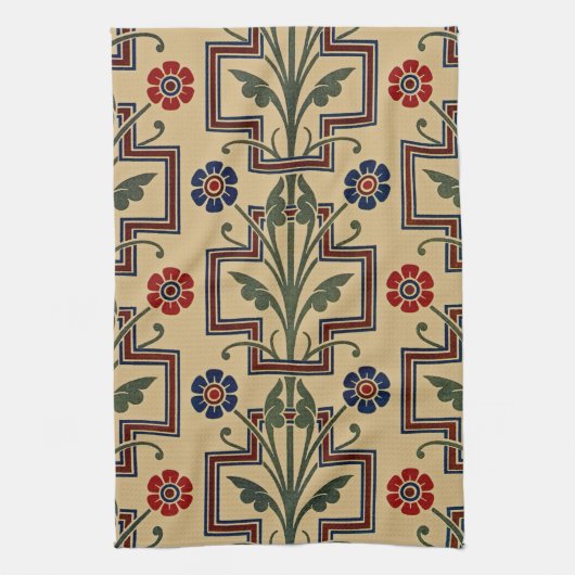 Victoriaans ontwerp 3 bij Susiejayne Kitchen Towel Theedoek (Verticaal)