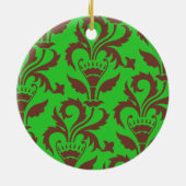 Victoriaans ontwerp #4 @ Susiejayne Keramisch Ornament (Achterkant)