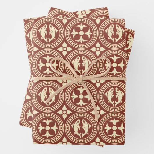 Victoriaans ontwerp #7 @ Susiejayne Inpakpapier Vel (In situ)