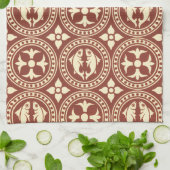 Victoriaans ontwerp #7 @ Susiejayne Kitchen Towel Theedoek (Gevouwen)