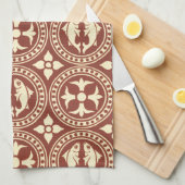 Victoriaans ontwerp #7 @ Susiejayne Kitchen Towel Theedoek (Quarter Fold)