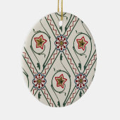 Victoriaans ontwerp nr. 3 in VictoriaShaylee Keramisch Ornament (Rechts)