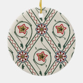 Victoriaans ontwerp nr. 3 in VictoriaShaylee Keramisch Ornament (Achterkant)