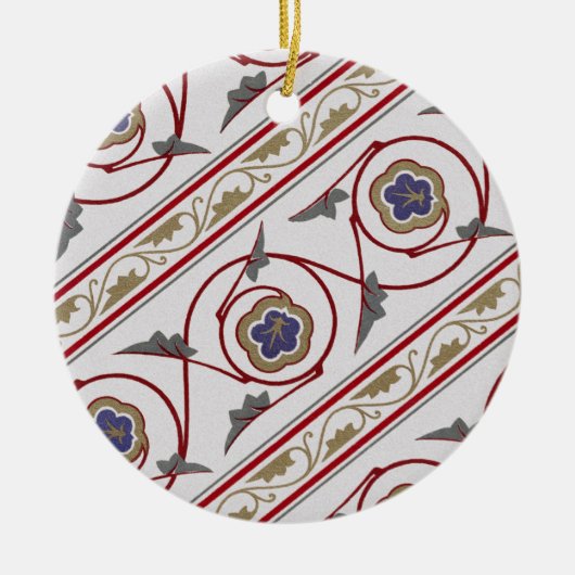 Victoriaans ontwerp nr. 7 in VictoriaShaylee Keramisch Ornament (Voorkant)