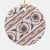 Victoriaans ontwerp nr. 7 in VictoriaShaylee Keramisch Ornament (Achterkant)