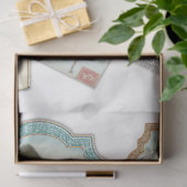  Victoriaans ontwerp uit de Parisian-reeks 10 Tissuepapier (Geschenk)
