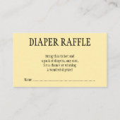  Victoriaans ooievaar, Baby shower Informatiekaartje (Achterkant)