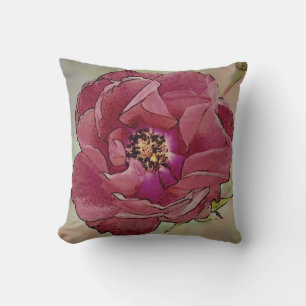 Victoriaans Open Sierkussen van het Roos - Mauve t