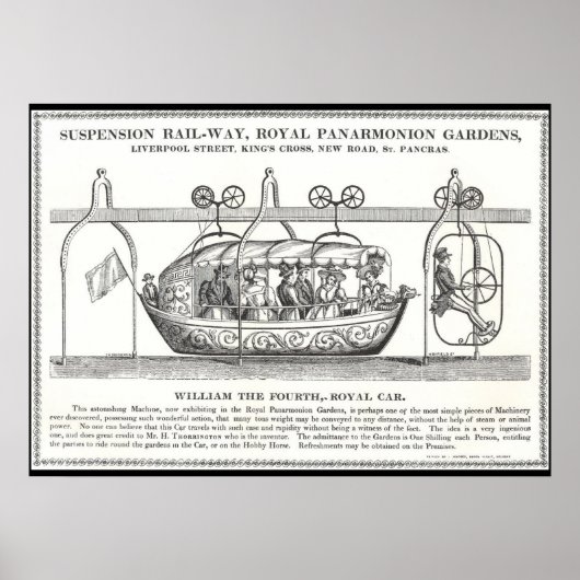 Victoriaans ophanging Poster 1830 (Voorkant)
