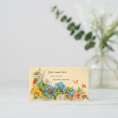 Victoriaans oproepkaart visitekaartje (Staand voorkant)