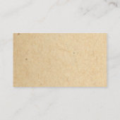 Victoriaans oproepkaart visitekaartje (Achterkant)