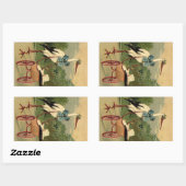  Victoriaans opslagplaats en Baby Rechthoekige Sticker (Vel)