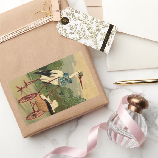  Victoriaans opslagplaats en Baby Rechthoekige Sticker (Geschenken)