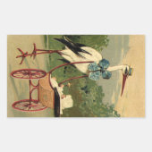  Victoriaans opslagplaats en Baby Rechthoekige Sticker (Voorkant)