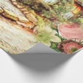 Victoriaans opvulpapier cadeaupapier (Hoek)