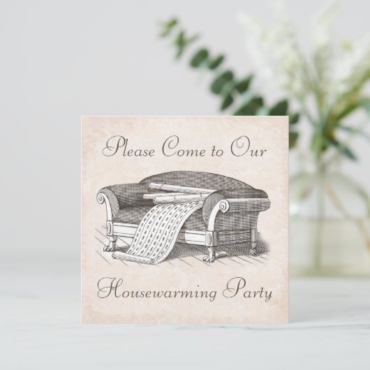  Victoriaans opwarming van de woning / Open House  Kaart (Staand voorkant)