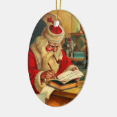 Victoriaans Ornament van Santa Claus (Links)