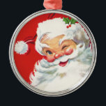 Victoriaans Ornament van Santa Claus<br><div class="desc">Maak je kerstman speciaal met deze Vintage-kerstornamenten. Houd ornamenten met Victoriaans design volledig hersteld voor de beste afdrukkwaliteit. Eenvoudig aan te passen met naam en datum.</div>