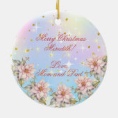 Victoriaans oude tijd sinterklaas Ornament (Achterkant)