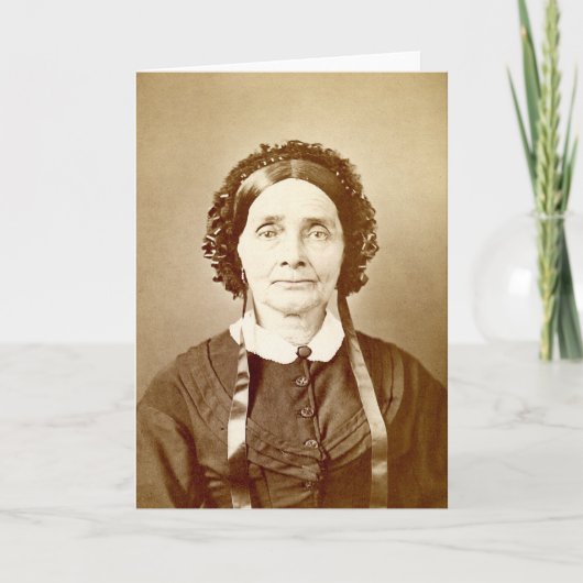 Victoriaans oudere dame voor verjaardagskaart of h kaart (Voorkant)