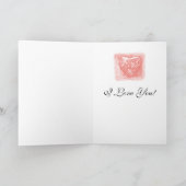 Victoriaans paar feestdagen kaart (Binnen)