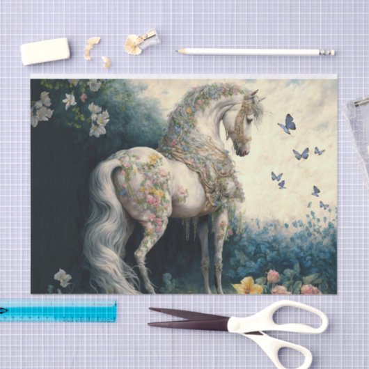 Victoriaans paard tissuepapier (Craft)