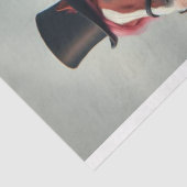 Victoriaans Paardendecoupage Tissuepapier (Detail)