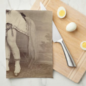 Victoriaans paardenkostuum Daguerreotype/foto Theedoek (Quarter Fold)