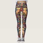 Victoriaans paars leggings (Voorkant)