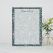 Victoriaans  Paars Pansieblauw Koolstofpapier (Staand voorkant)