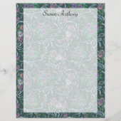 Victoriaans  Paars Pansieblauw Koolstofpapier (Voorkant)