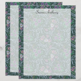 Victoriaans Paars Pansieblauw Koolstofpapier