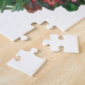 Victoriaans Paars Pansy Bouquet voor Moederdag Legpuzzel (Zijkant)