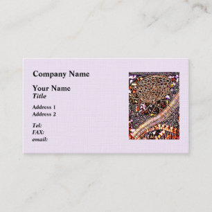 Victoriaans paars visitekaartje