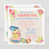 Victoriaans Paasbrunch-uitnodigingen Kaart (Voorkant / Achterkant)