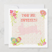 Victoriaans Paasbrunch-uitnodigingen Kaart (Achterkant)