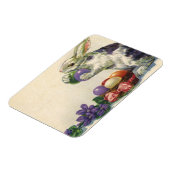  Victoriaans paasbundel, eieren en bloemen Magneet (Linkerzijde)