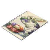  Victoriaans paasbundel, eieren en bloemen Notitieboek (Linkerzijde)